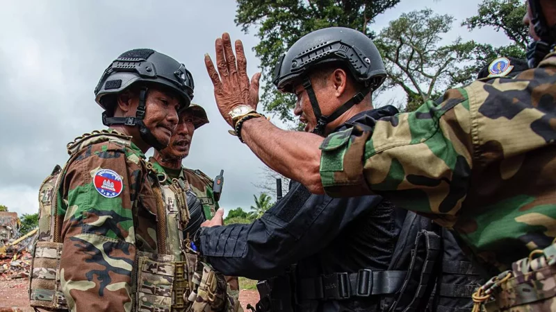 военные тайско-камбоджийская граница боестолкновения