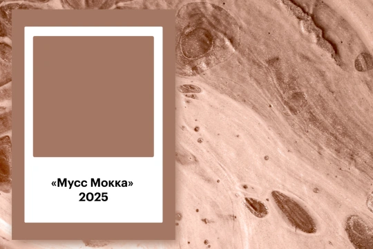 Цвет 2025 Mocha Mousse («Мусс мокка»)
