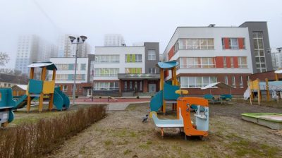 Детский Сад в Грушовке открытие дети внешний вид