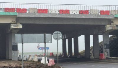 На М6 открыли путепровод Хатежино Таборы