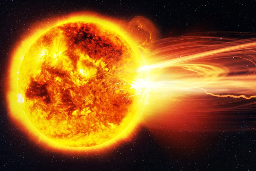 Солнце солнечная активность выбросы