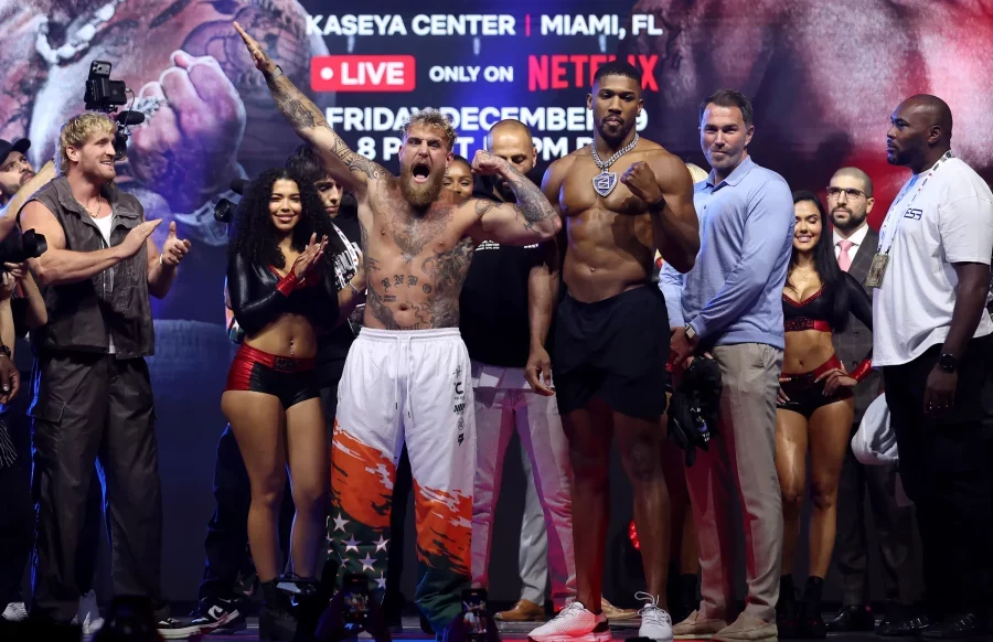 Джейк Пол Энтони Джошуа бой бокс США