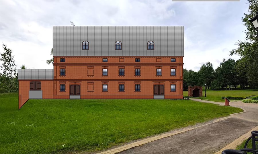 Здание мельницы проект как будет выглядеть 