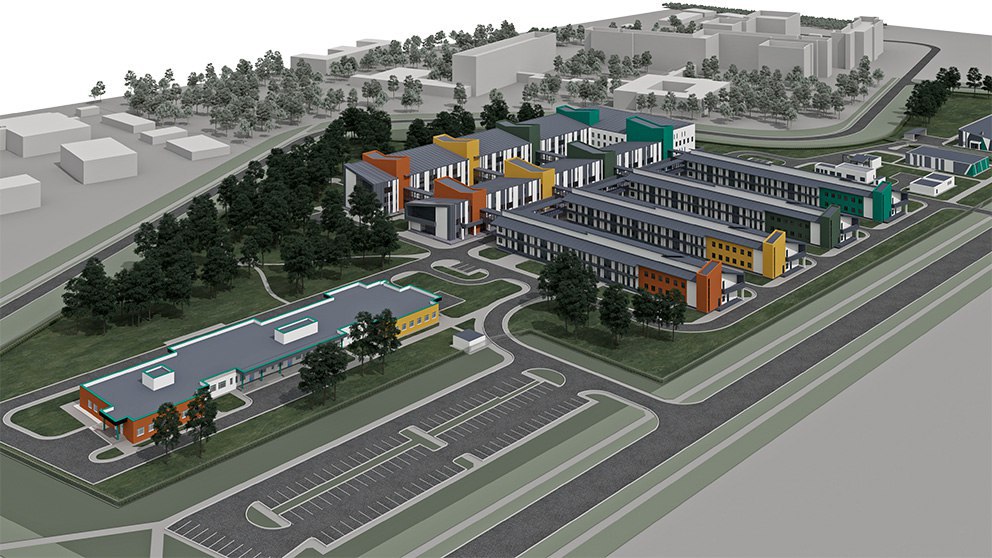 План инфекционной больницы в Минске