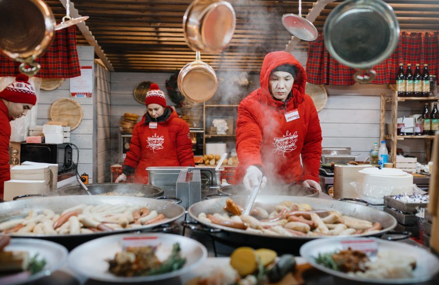 новогодние фуд корты Москва фестиваль