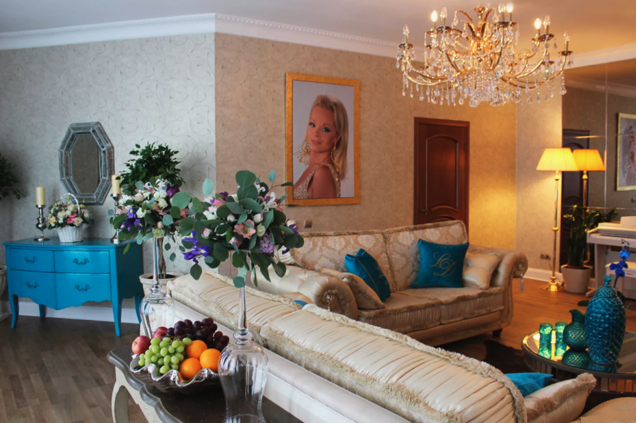 гостинная в квартире Долиной интерьер