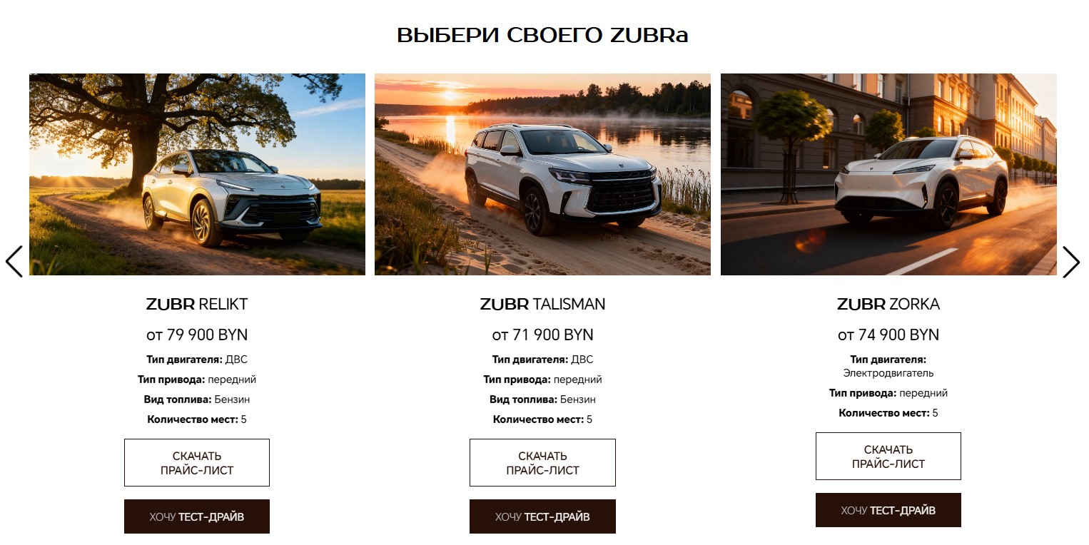 автомобиль зубр