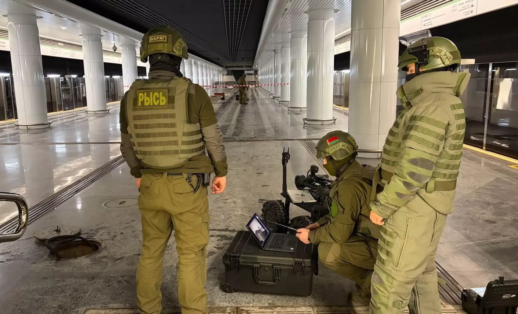 минское метро учения саперы