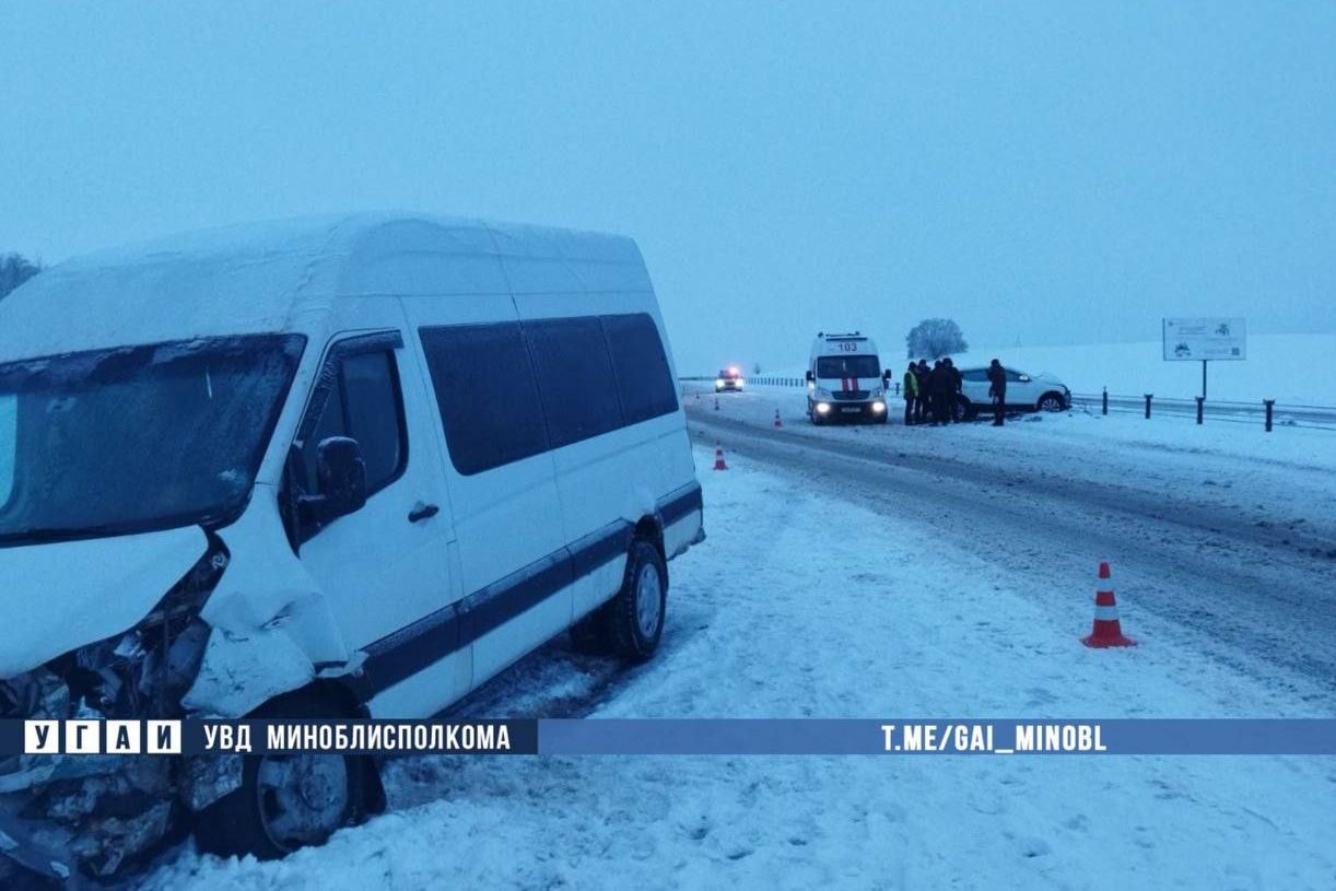 ДТП Минск-Микашевичи Узденский район МАЗ происшествие