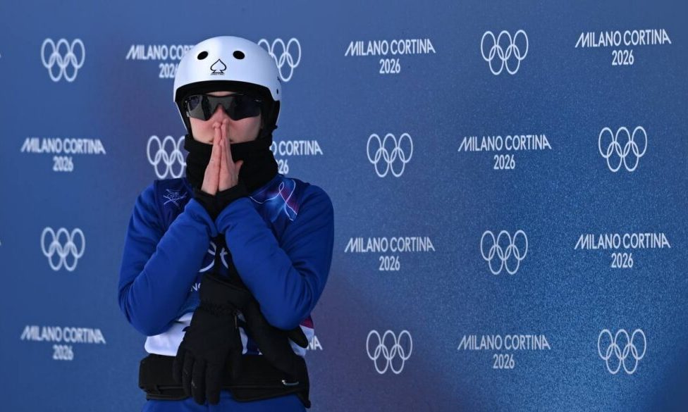 Олимпийские игры в Италии Анна Гуськова фристайл прыжки акробатика соревнования подиум зимний спорт зима Ливиньо